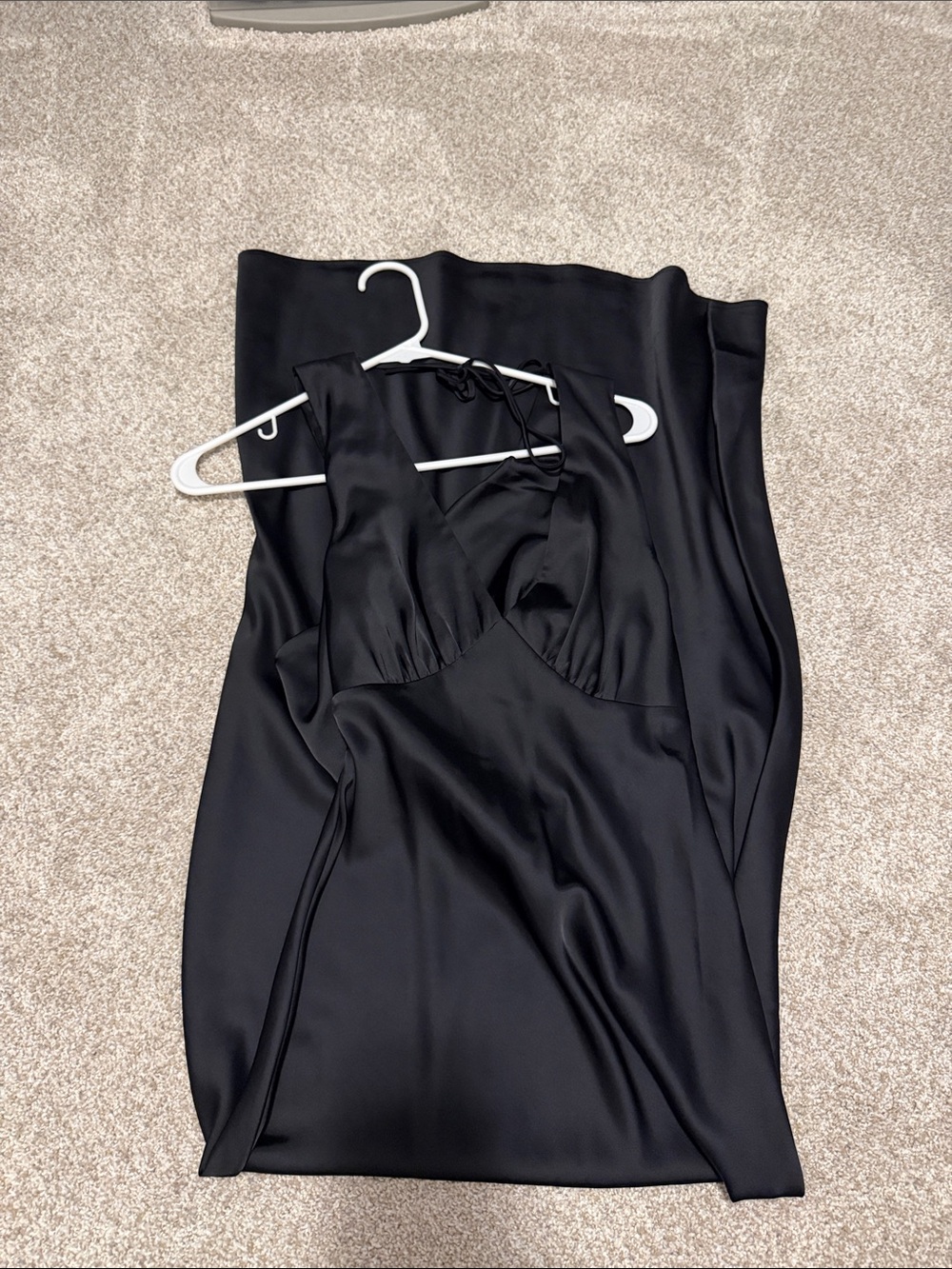 Abercrombie & Fitch Black Maxi Slip Dress - Picture 3 of 3